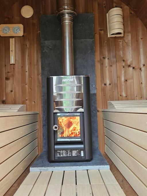 Camper Met Sauna En Zwembad In De Rand Van De Vlaamse Ardennen Hotell Haaltert Exteriör bild