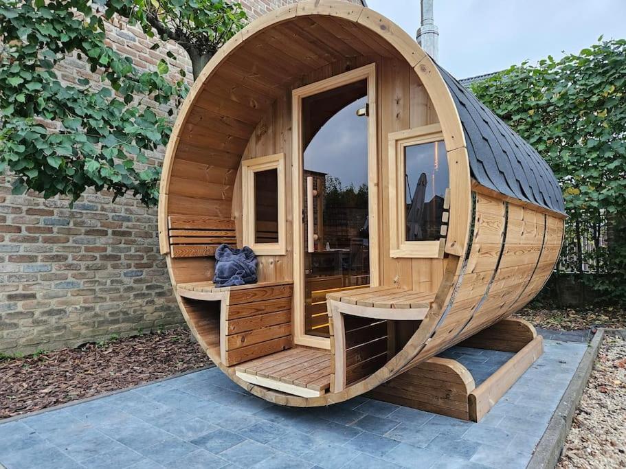 Camper Met Sauna En Zwembad In De Rand Van De Vlaamse Ardennen Hotell Haaltert Exteriör bild